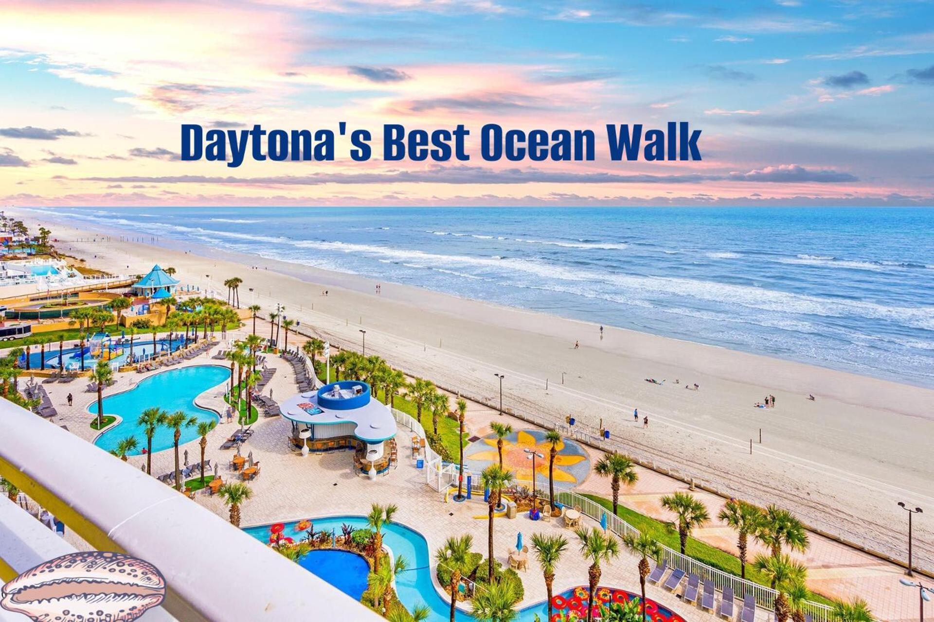 1 Bedroom Direct Oceanfront Condo Wyndham Ocean Walk Resort - Daytona Funland 703 Daytona Beach Exterior foto