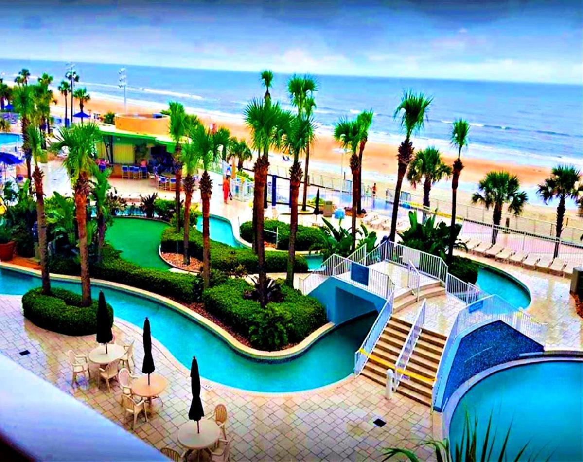 1 Bedroom Direct Oceanfront Condo Wyndham Ocean Walk Resort - Daytona Funland 703 Daytona Beach Exterior foto