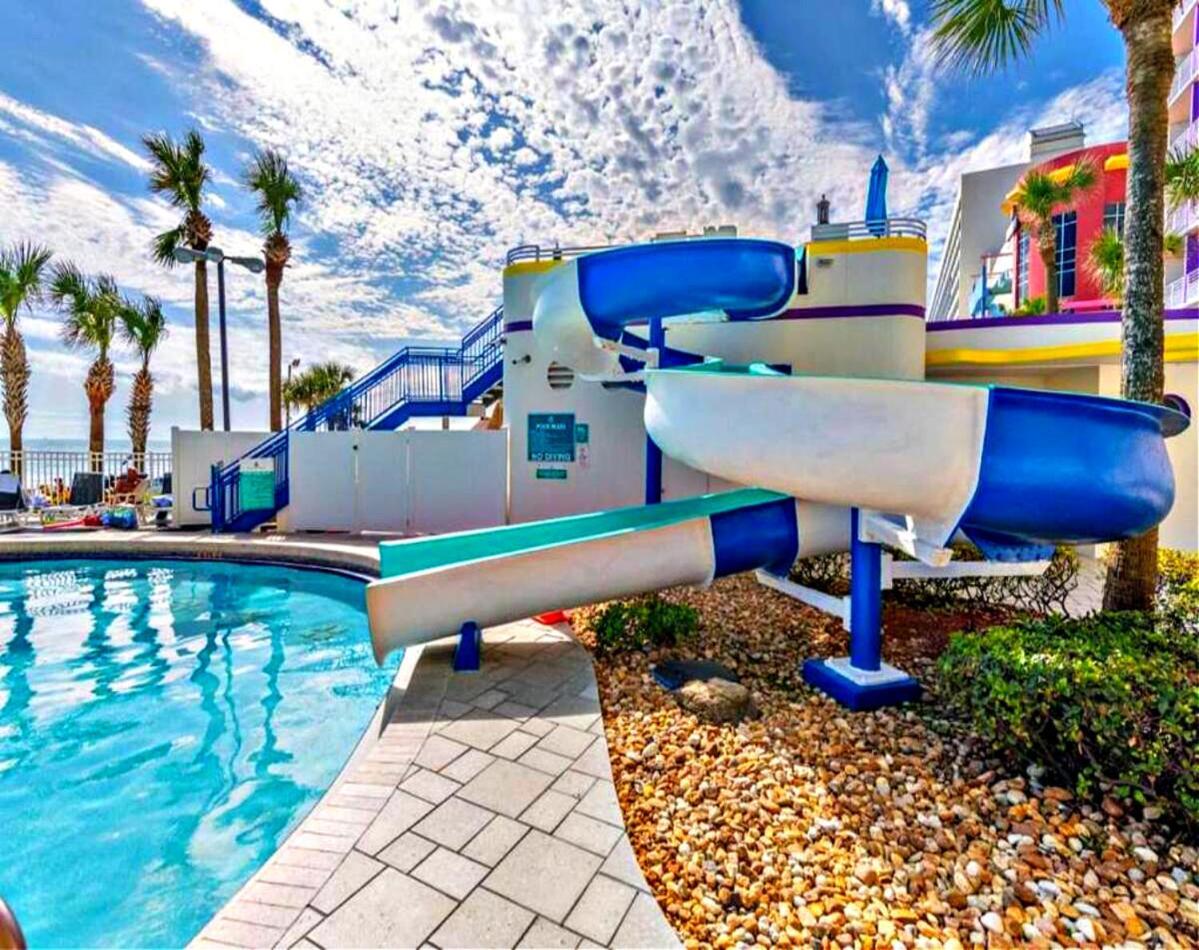 1 Bedroom Direct Oceanfront Condo Wyndham Ocean Walk Resort - Daytona Funland 703 Daytona Beach Exterior foto
