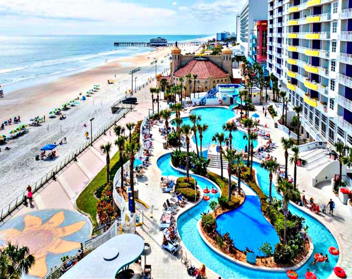 1 Bedroom Direct Oceanfront Condo Wyndham Ocean Walk Resort - Daytona Funland 703 Daytona Beach Exterior foto
